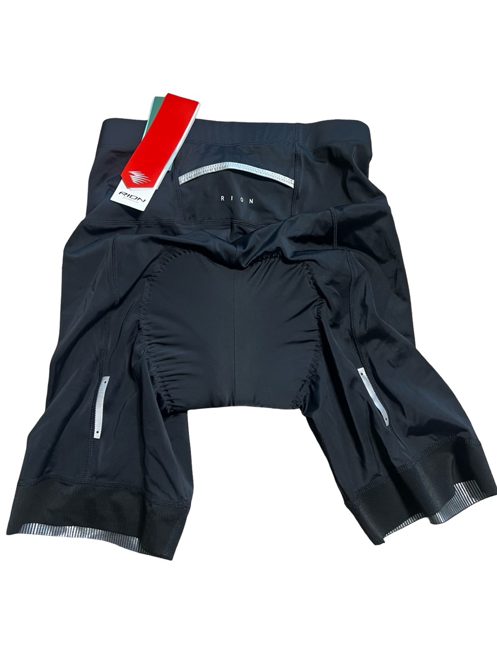 RION Cycling Shorts XL NWT Black Padded Compression Bike Riding Shorts